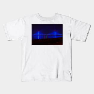 Indian River Bridge After Dark Kids T-Shirt